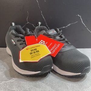 Larnmern Anti-Smash Safety Shoes Black Size 6m